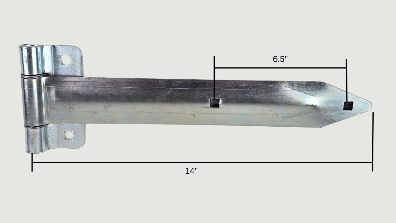 Product Details Imperial 20X27333A 14 Inch Side Door Hinge for Cargo Mate Enclosed Trailers